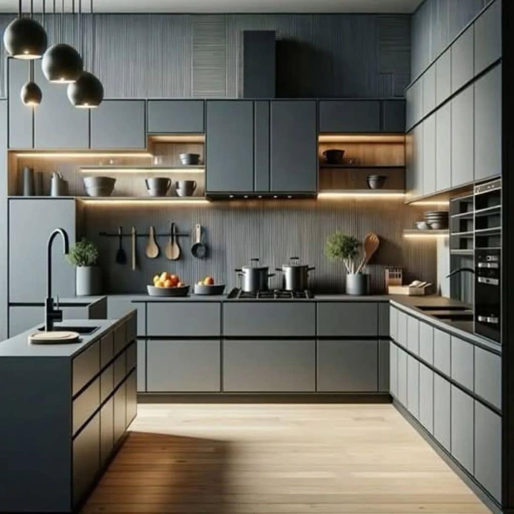 kitchen set custom bandung desain minimalis