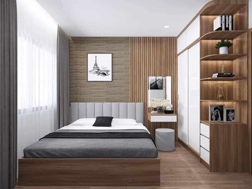 Inspirasi kamar tidur kecil dengan warna putih dan dekorasi minimalis